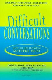 Обложка книги «Difficult Conversations»