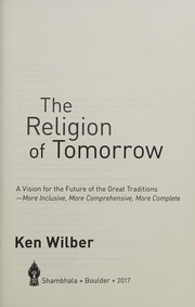 Обложка книги «The Religion of Tomorrow»